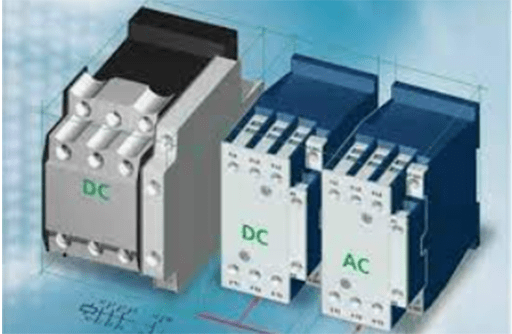 A diagram about AC contactor and DC contactor